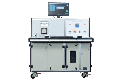 The test bench is designed to calibrate the PMR used in an RCCB / RCBO to make it trip within an exact zone of tripping